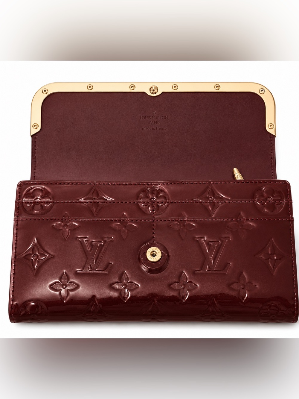 Louis Vuitton Rossmore Amarante Vernis Monogram Wallet - Picture 6 of 10